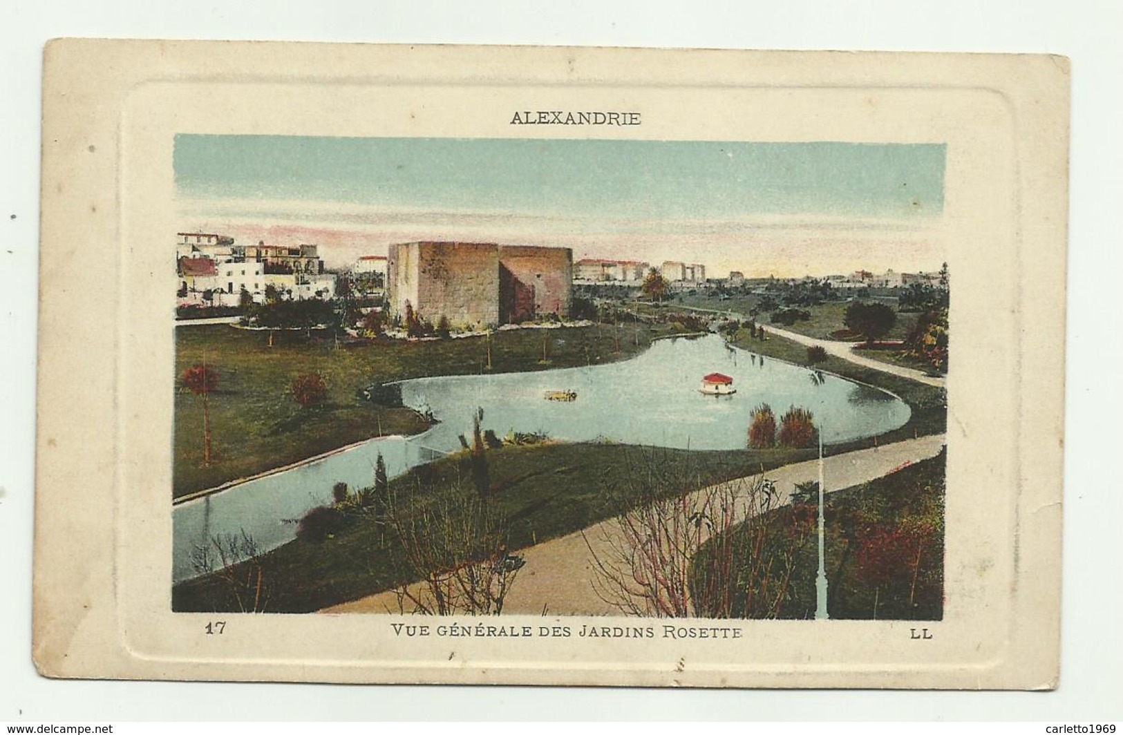 ALEXANDRIE - VUE GENERALE DES JARDINS ROSETTE NV FP - Alexandria