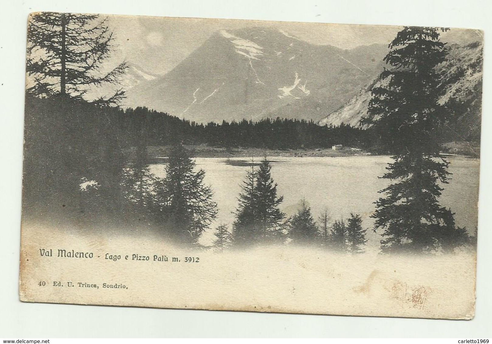 VAL MALENCO - LAGO E PIZZO PALU' M. 3912 - NV FP - Sondrio