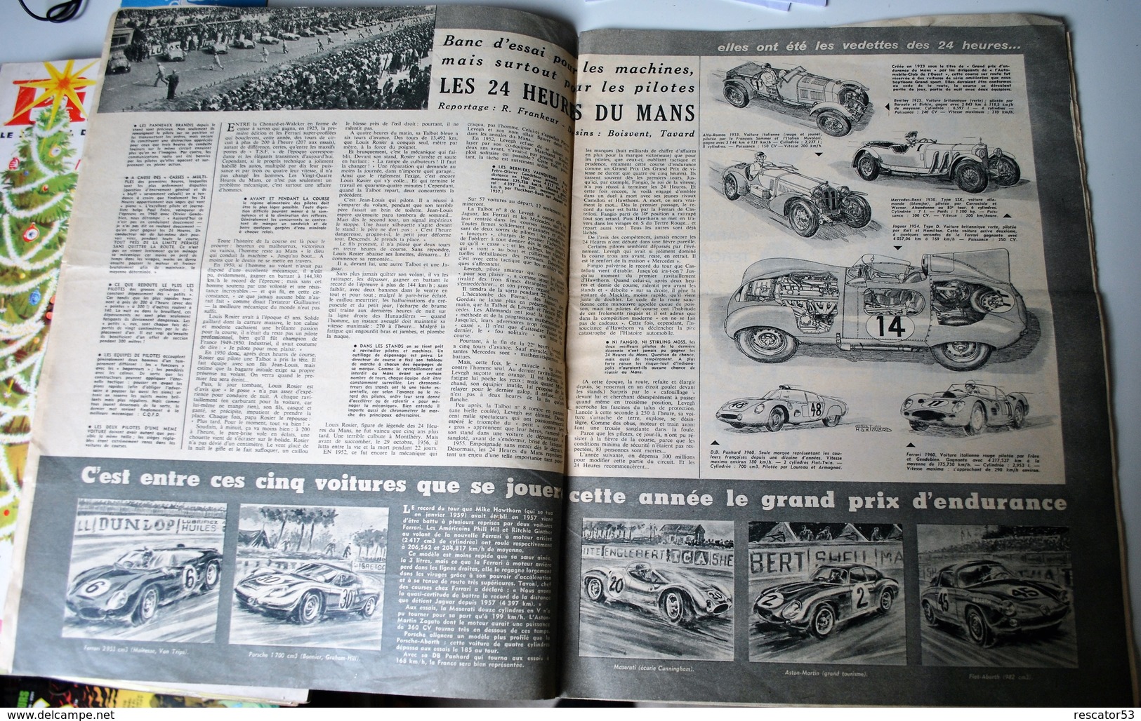 Rare Revue Pilote Du 8 Juin 1961 Spécial 24 Heures Du Mans - Pilote