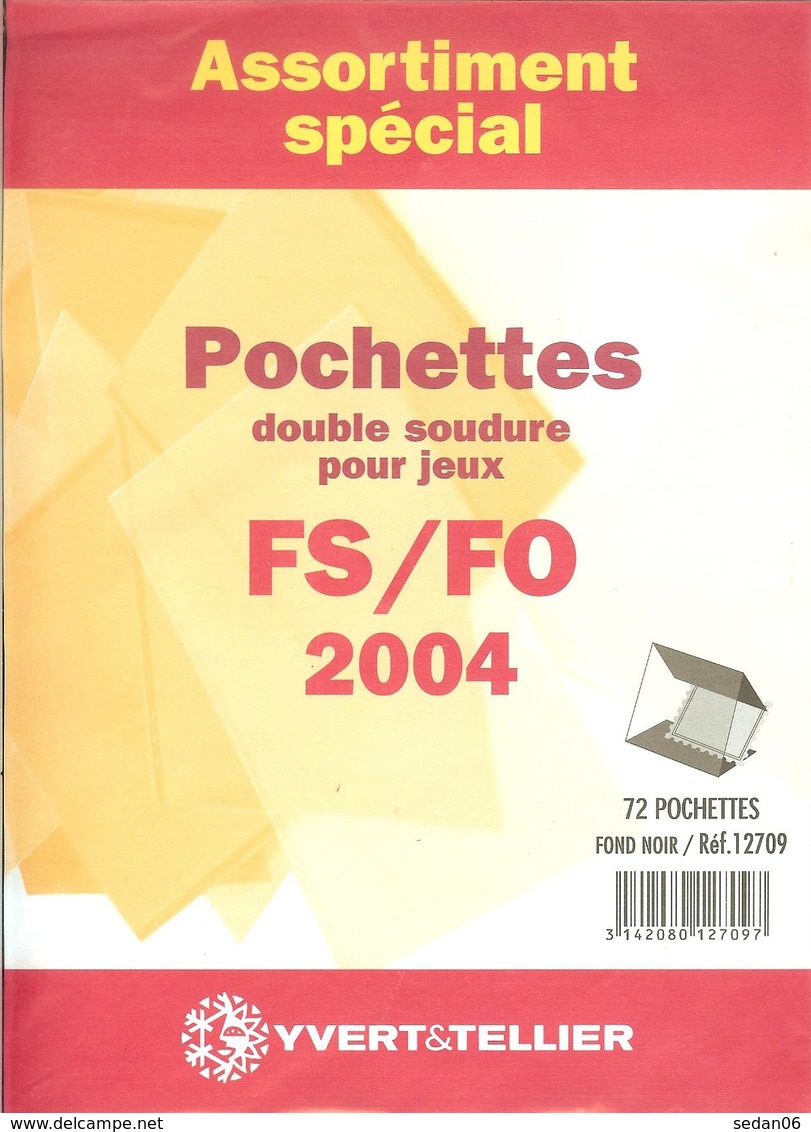 Yvert Et Tellier - ASSORT. De POCHETTES FS/FO 2004 (Double Soudure) - Bandes Cristal