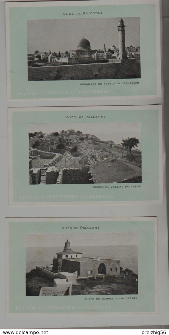 CHOCOLATERIE D'AIGUEBELLE Vues De PALESTINE 21 Cartes - Palästina