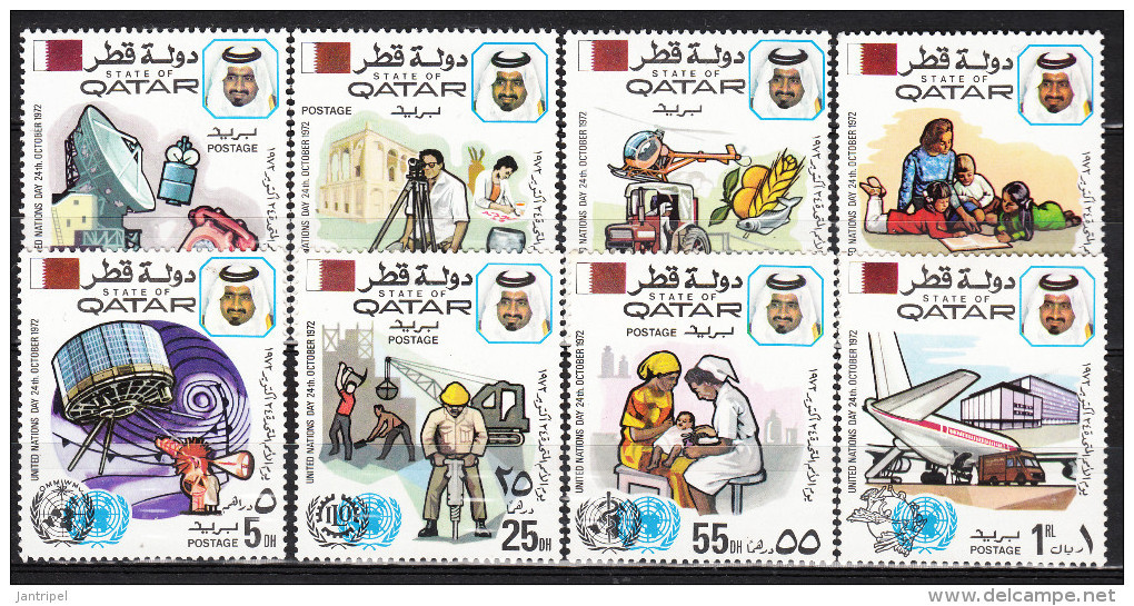 QATAR  1972  UNO  SET  MH - Qatar