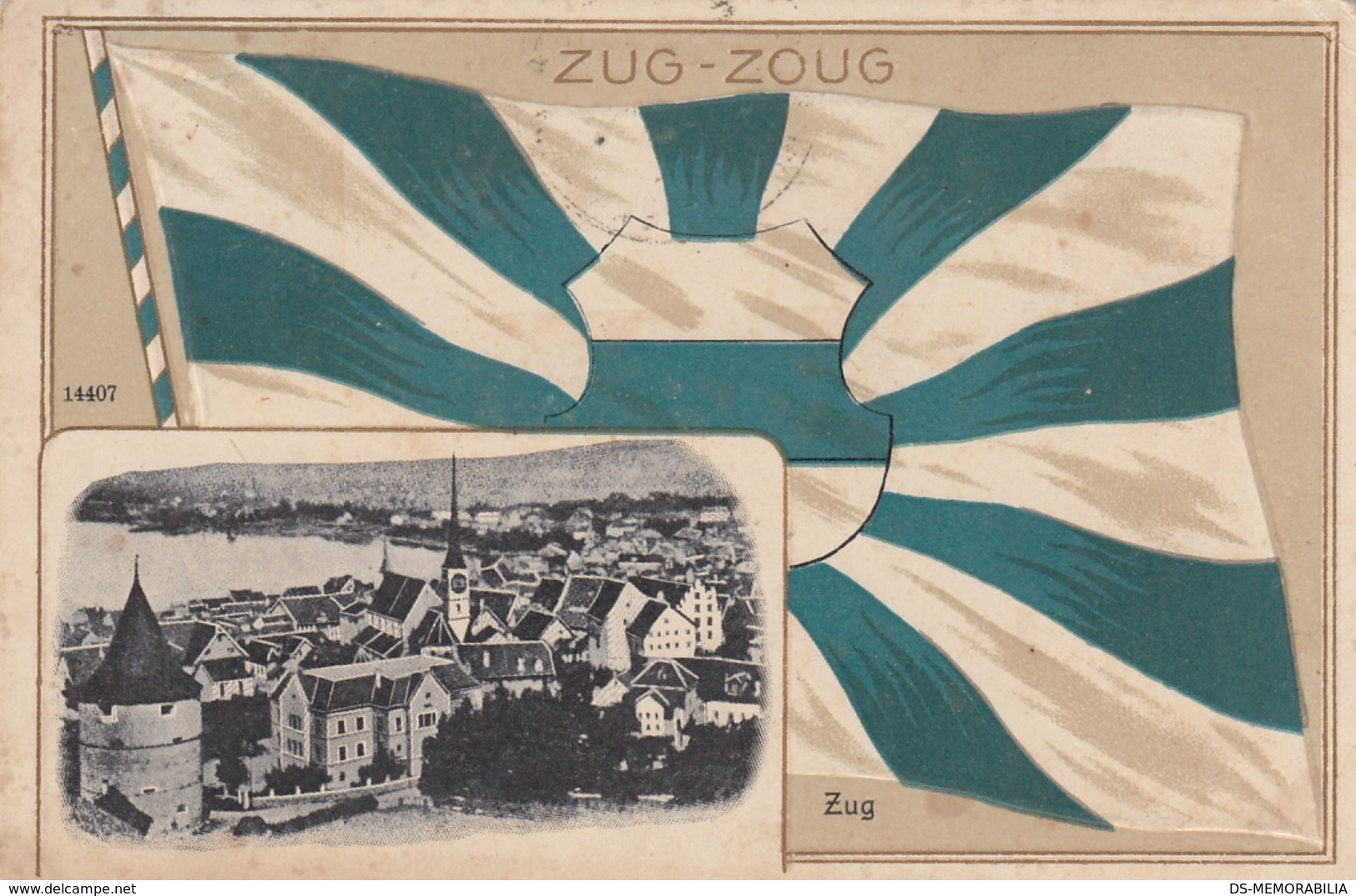 Zug Zoug - Flag Heraldika Heraldica Cca 1910 - Zoug