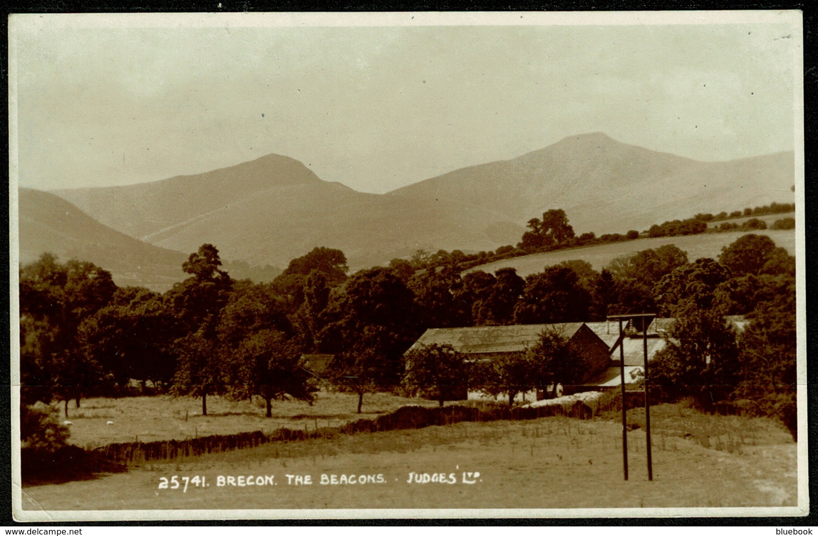 Ref 1264 - Judges Real Photo Postcard - Brecon The Beacons - Breconshire Wales - Breconshire