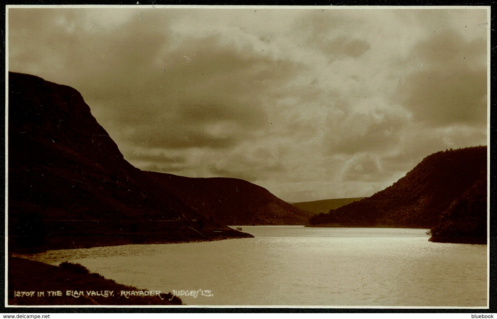 Ref 1264 - Judges Real Photo Postcard - In The Elan Valley Rhayader - Radnorshire Wales - Radnorshire