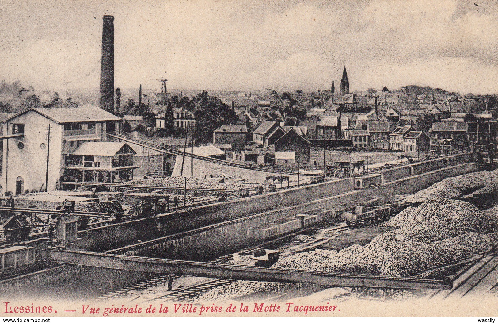 Lessines - Carrière - Vue De La Ville Motte Taquegnier - Van Nieuwenhove - Lessen