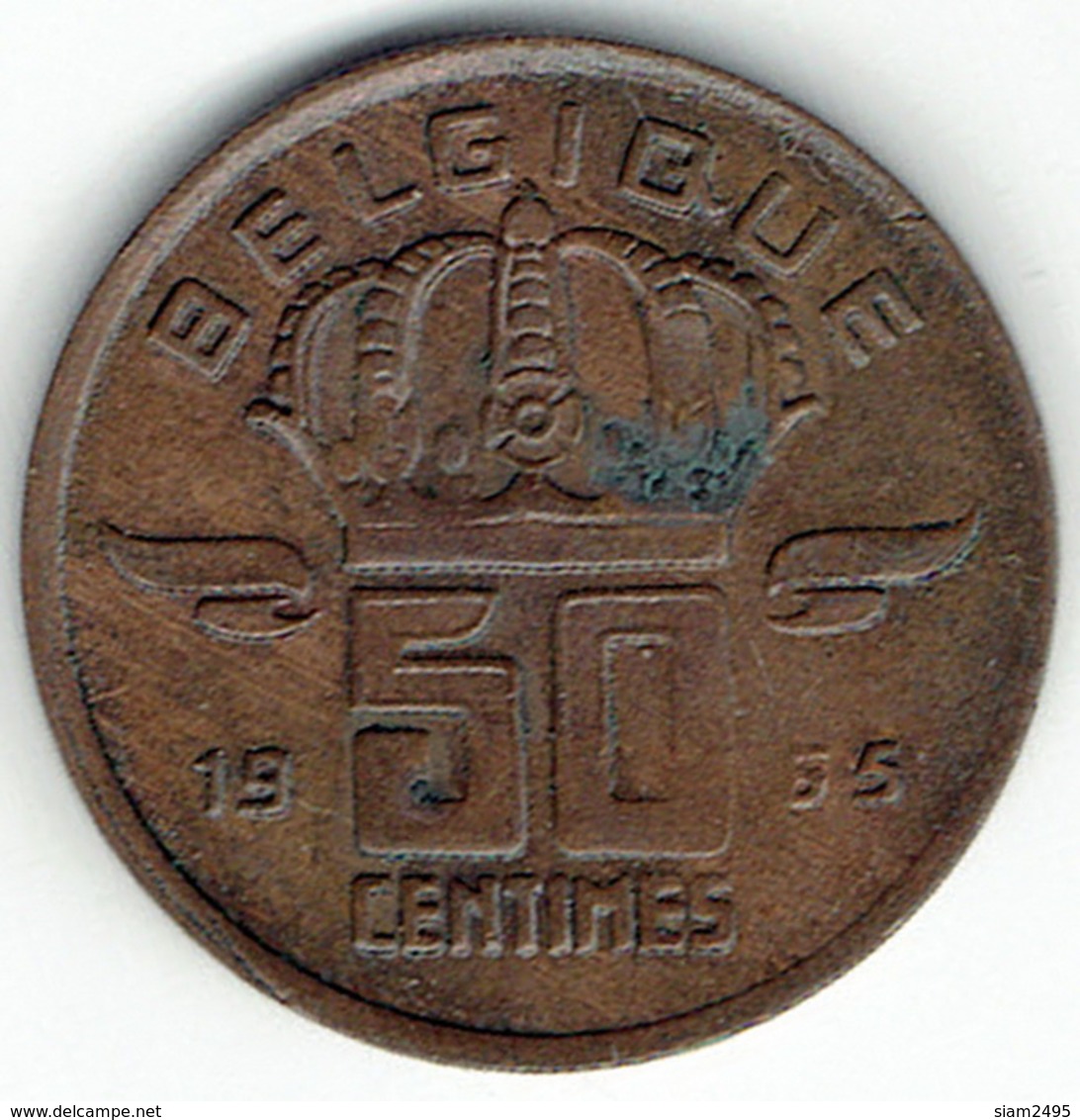 Belgium, 50 Centimes 1965 (FR) - 50 Cent