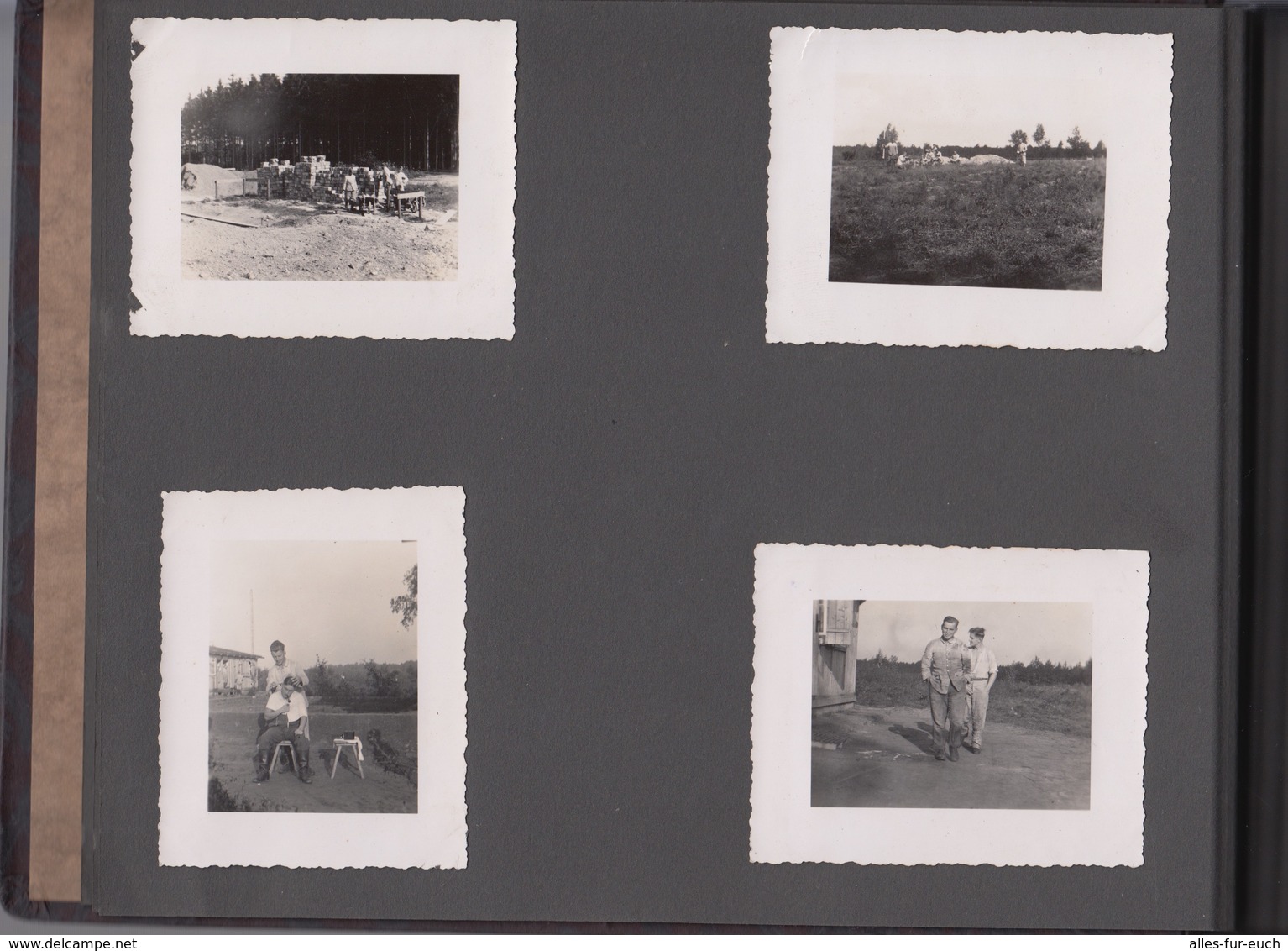 Fotoalbum RAD Reichs Arbeitsdienst, mit 72 Fotos, alles original aus privatem Nachlaß