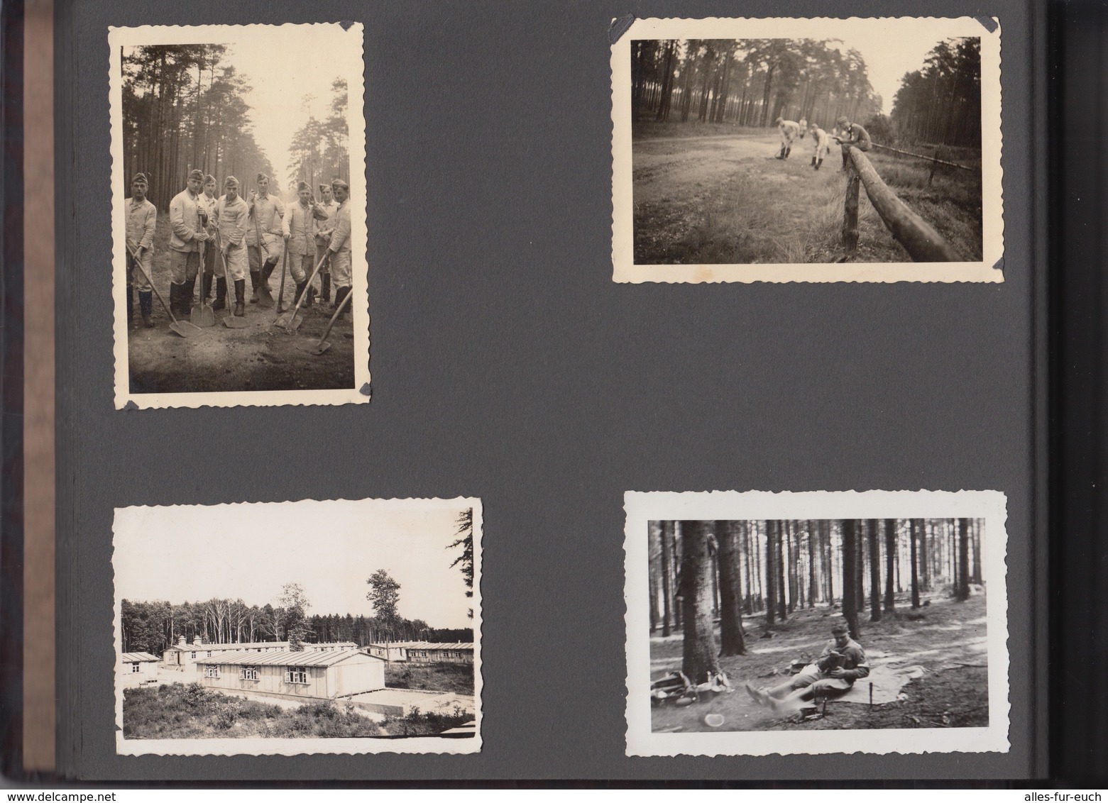 Fotoalbum RAD Reichs Arbeitsdienst, mit 72 Fotos, alles original aus privatem Nachlaß