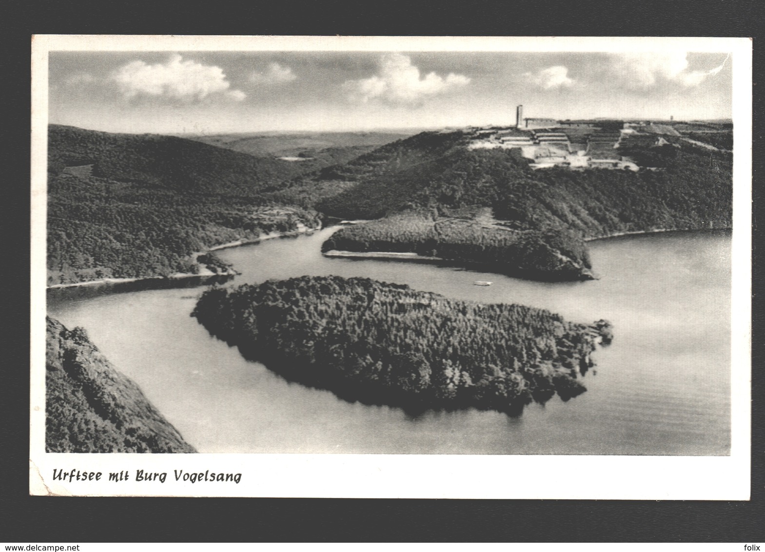 Urftsee Mit Burg Vogelsang - Militärposten / Army Post - 1955 - Schleiden