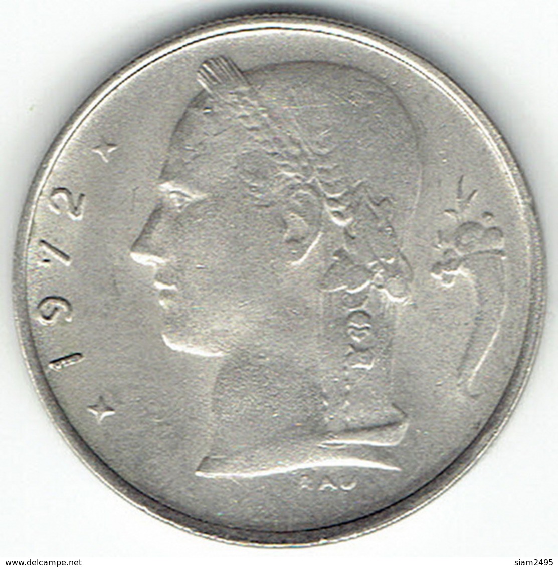 Belgium, 1 Franc 1972 (NL) - 1 Franc