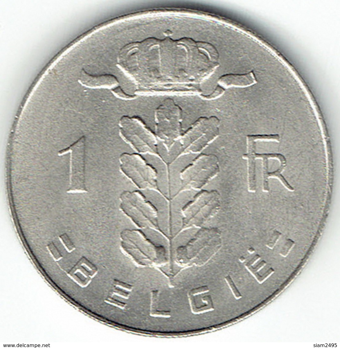 Belgium, 1 Franc 1972 (NL) - 1 Franc