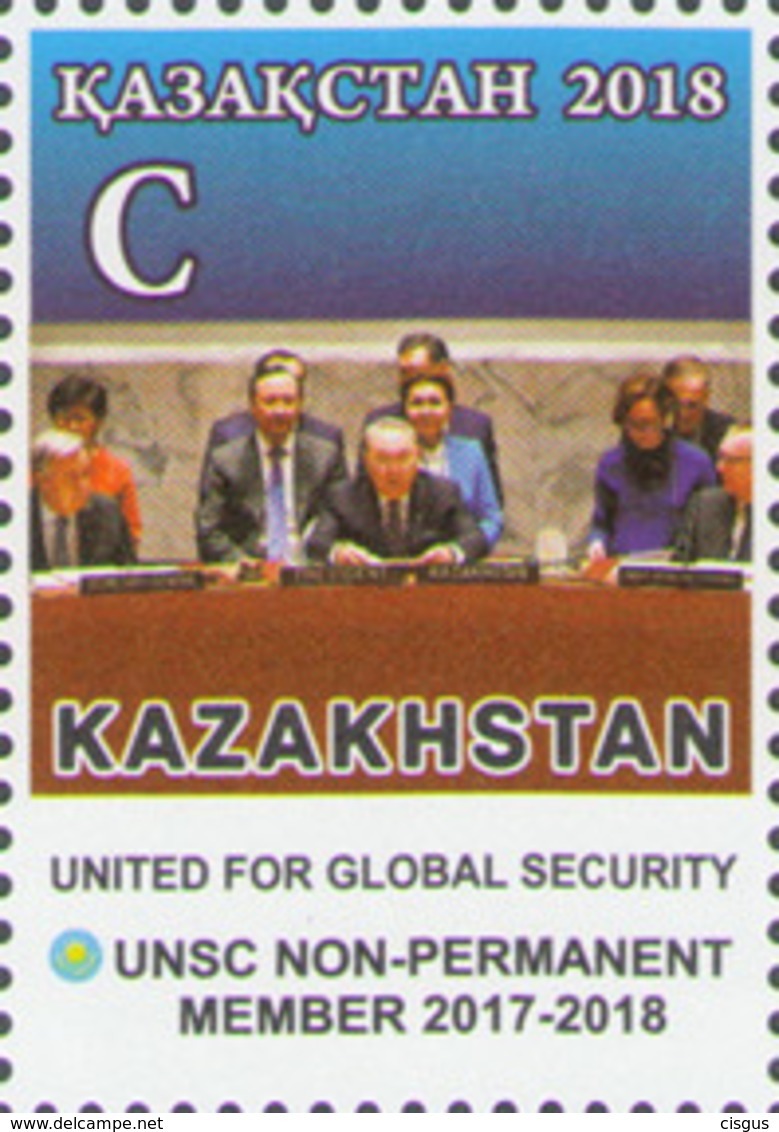 Kazakhstan Kasachstan MNH** 2018 Kazakhstan In The UN Security Council Mi 1112 - Kasachstan