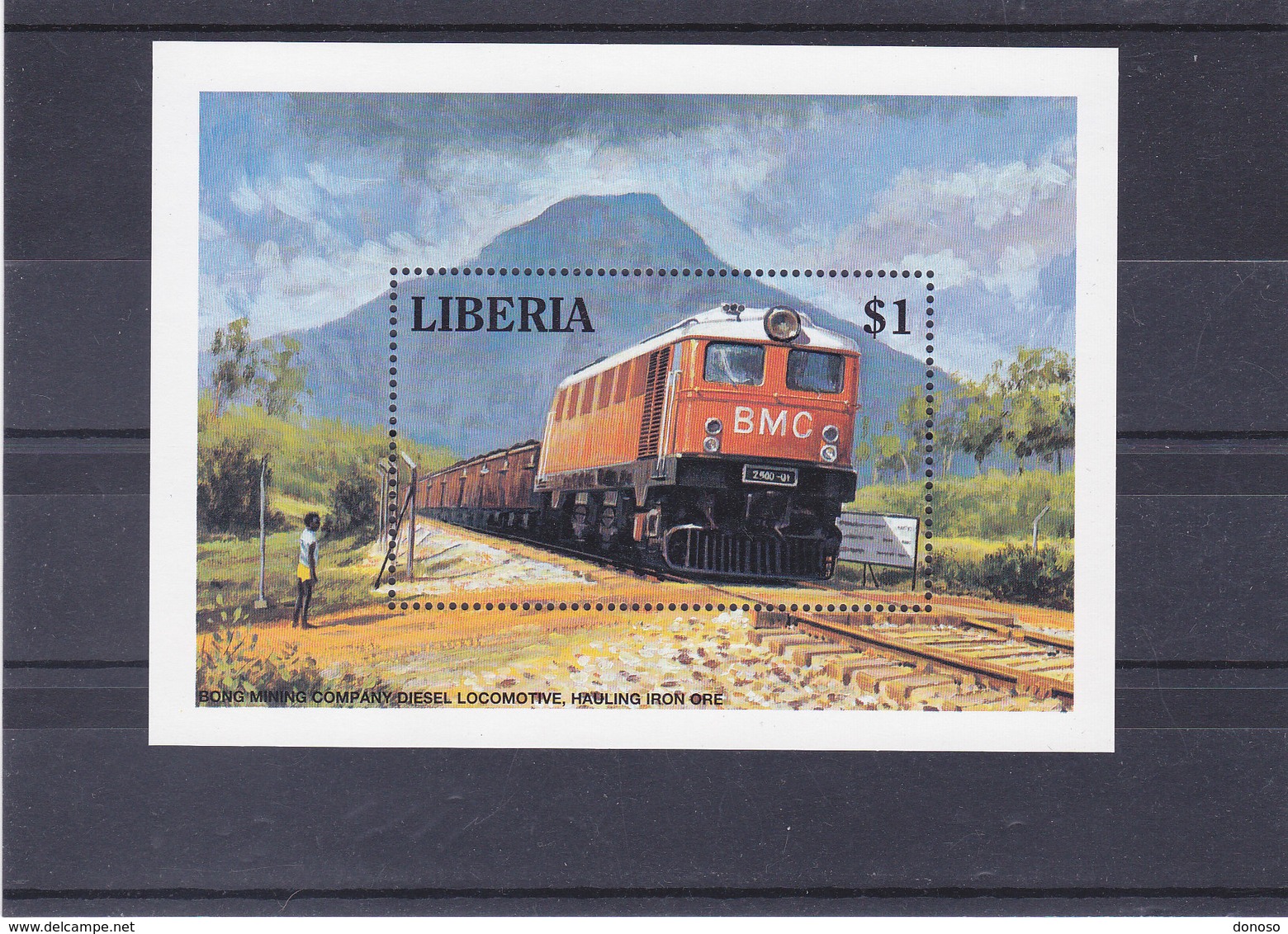 LIBERIA 1994 TRAINS Yvert BF 133 NEUF** MNH - Liberia