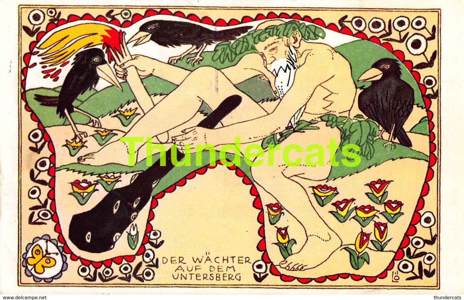 CPSM TIRAGE LIMITE LES CHEFS D'OEUVRE DE LA CARTE POSTALE ILLUSTRATEUR LOEFFLER LOFFLER WIENER WERKSTATTER - Loeffler