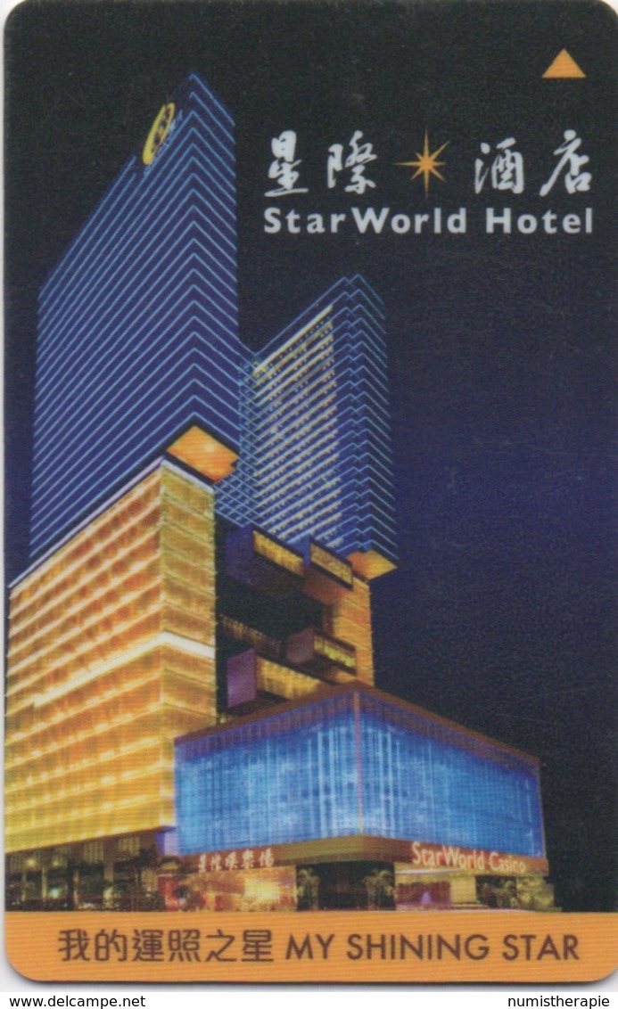 Carte Clé Hôtel Avec Casino Adjoint : Star World - MACAU : Winner's Choice - Cartes D'hotel