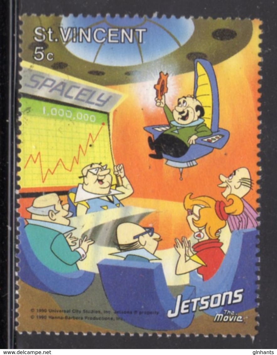 ST VINCENT - 1991 JETSONS 5c STAMP FINE USED SG1667 - St.Vincent (1979-...)