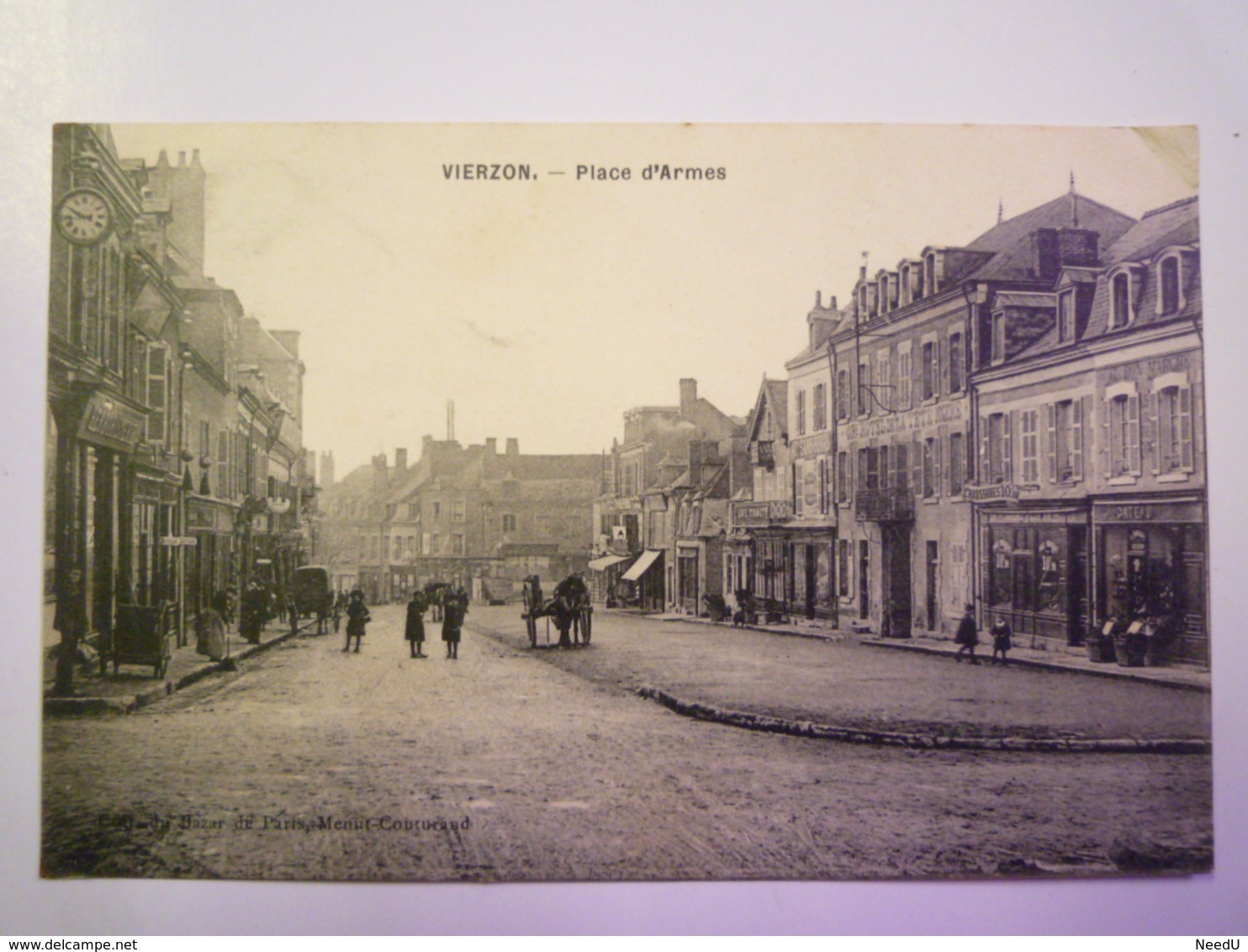 VIERZON  (Cher)  : Place D'Armes  1907   XXX - Vierzon