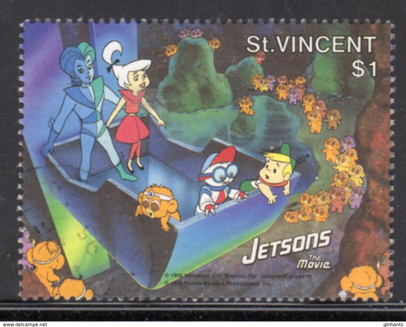 ST VINCENT - 1991 JETSONS $1 STAMP FINE USED SG1672 - St.Vincent (1979-...)