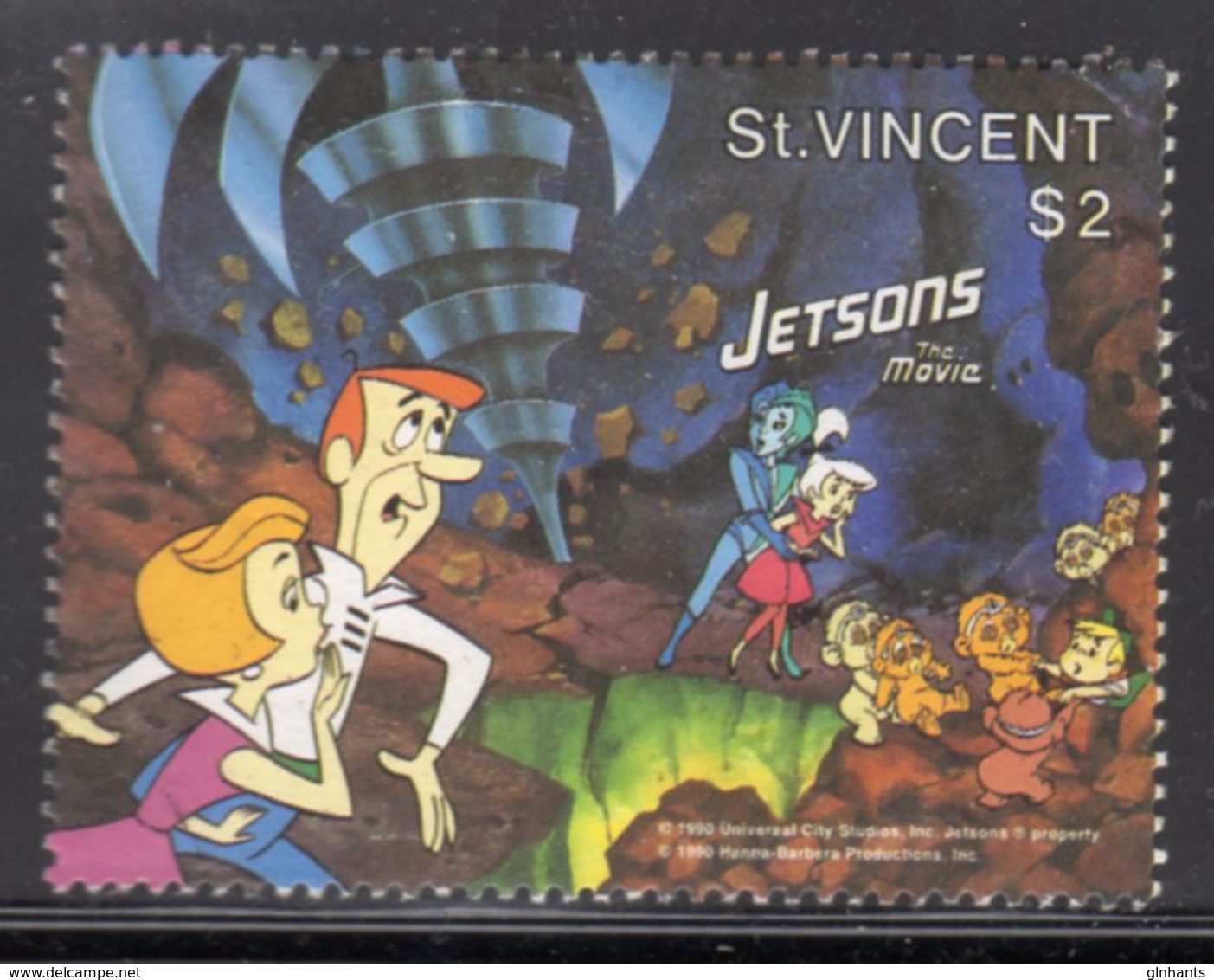 ST VINCENT - 1991 JETSONS $2 STAMP FINE USED SG1673 - St.Vincent (1979-...)