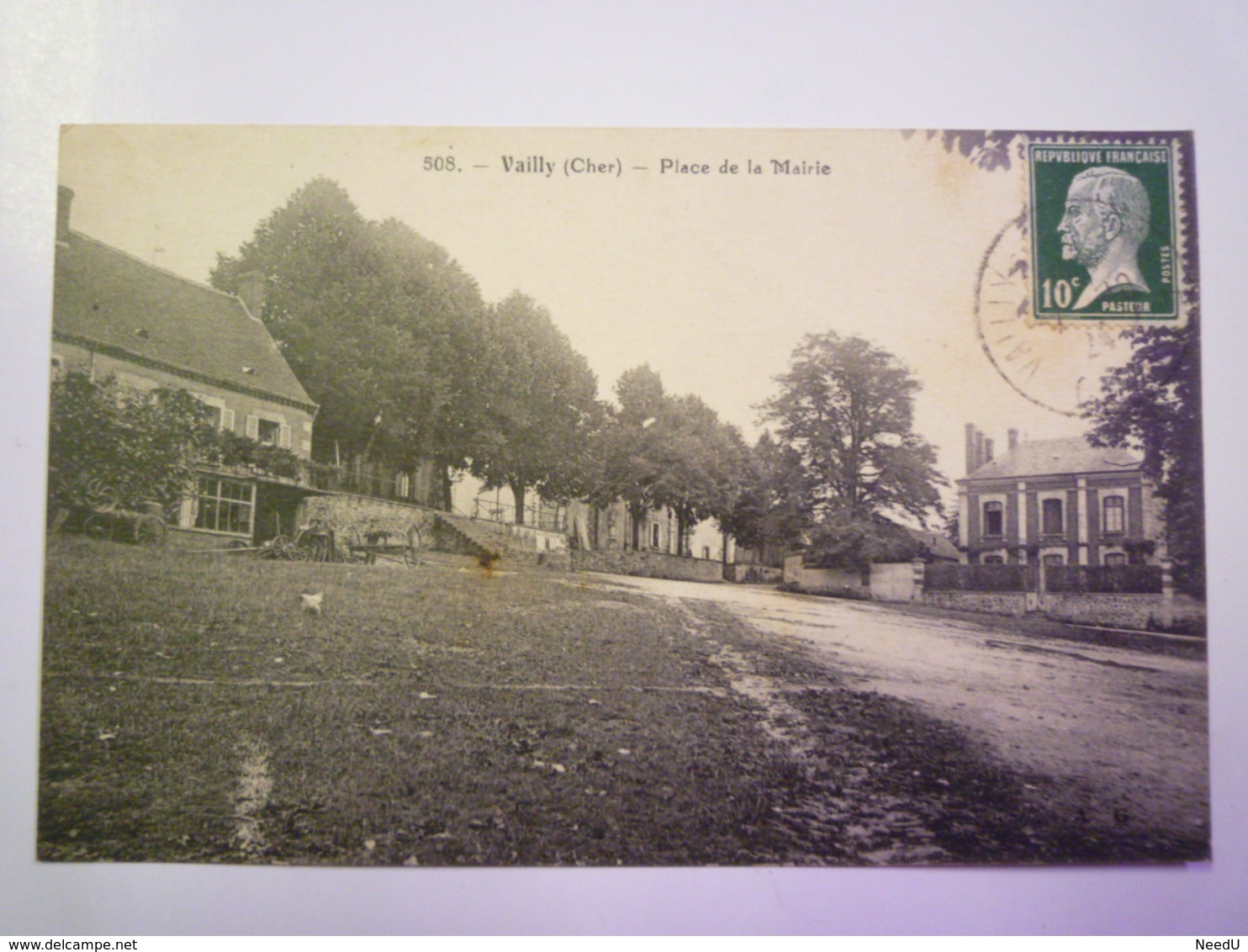 VAILLY  (Cher)  : Place De La MAIRIE   1924   XXX - Sonstige & Ohne Zuordnung