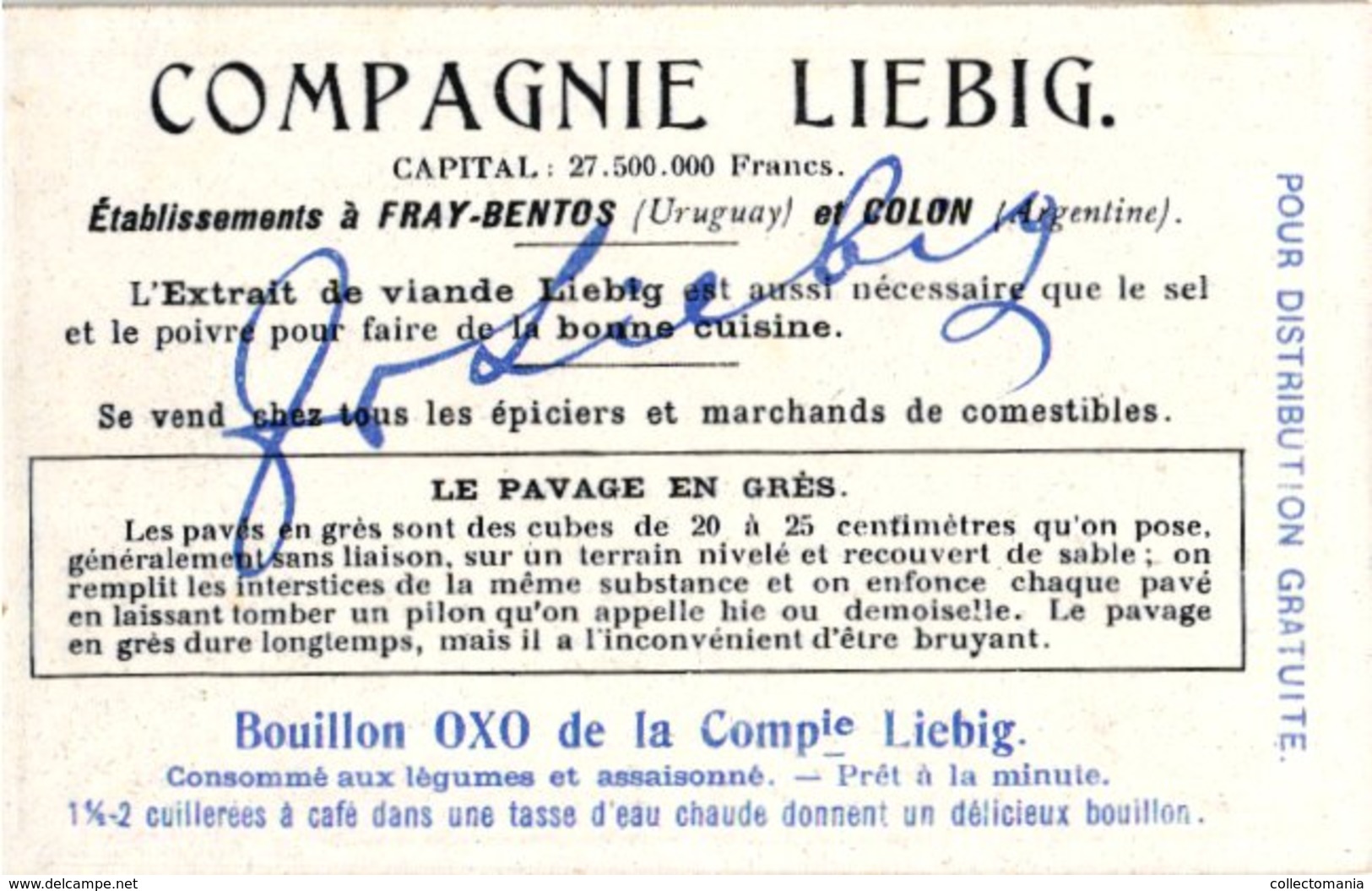 0944 -- Liebig 6 Cards  C1909- Road Surfaces - Entretien des Voies Publiques -Bitume-Macadam-Asphalte-Dallage-