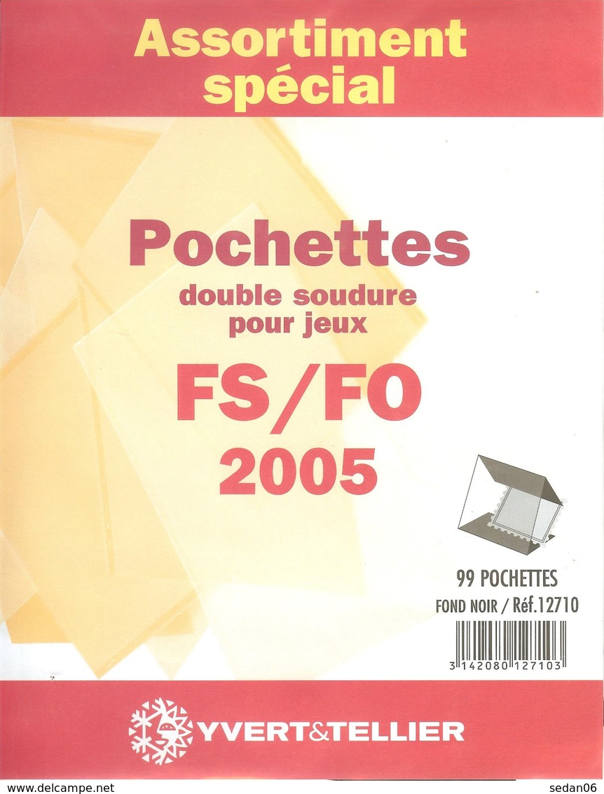 Yvert Et Tellier - ASSORT. De POCHETTES FS/FO 2005 (Double Soudure) - Fächer