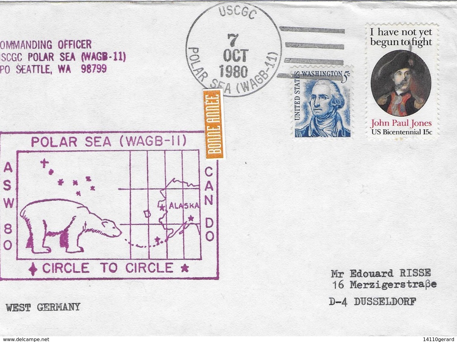 POLAR SEA (WAGB-II) 7 OCT 1980 - Arktis Expeditionen