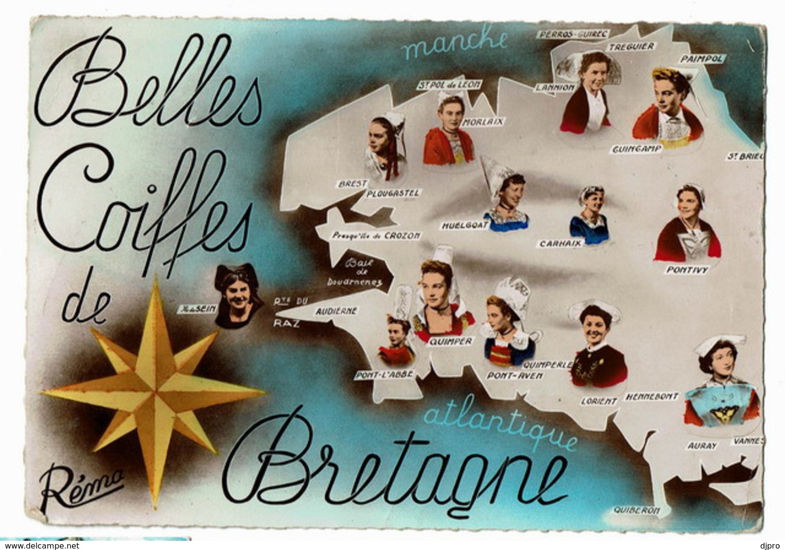 Bretagne   Belles Coiffes De - Costumes