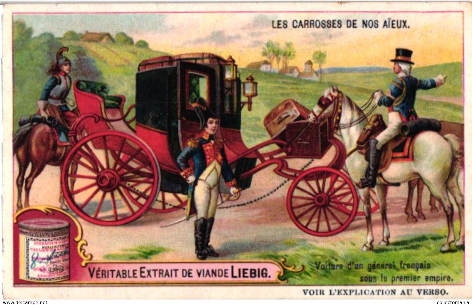 0981 - Liebig 6 Cards  C1909- Our Ancestors ' Carriages-Les Carrosses De Nos Aïeux-Diligence-Carrosse De Gala Louis XIV - Liebig