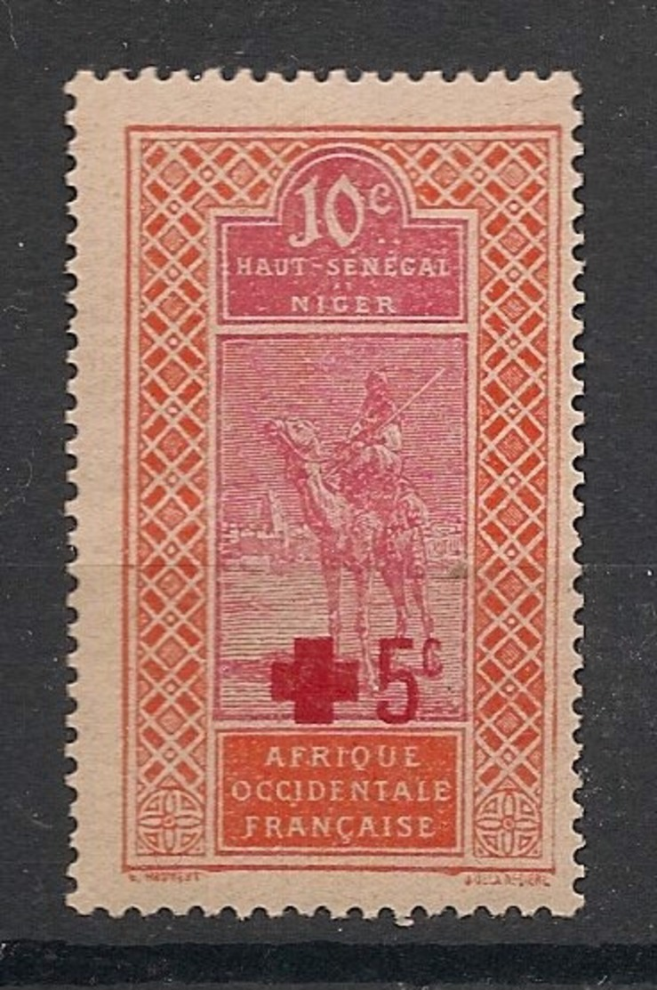 Haut-Sénégal Et Niger - 1915 - N°Yv. 35 - Croix Rouge - Neuf Luxe ** / MNH / Postfrisch - Neufs