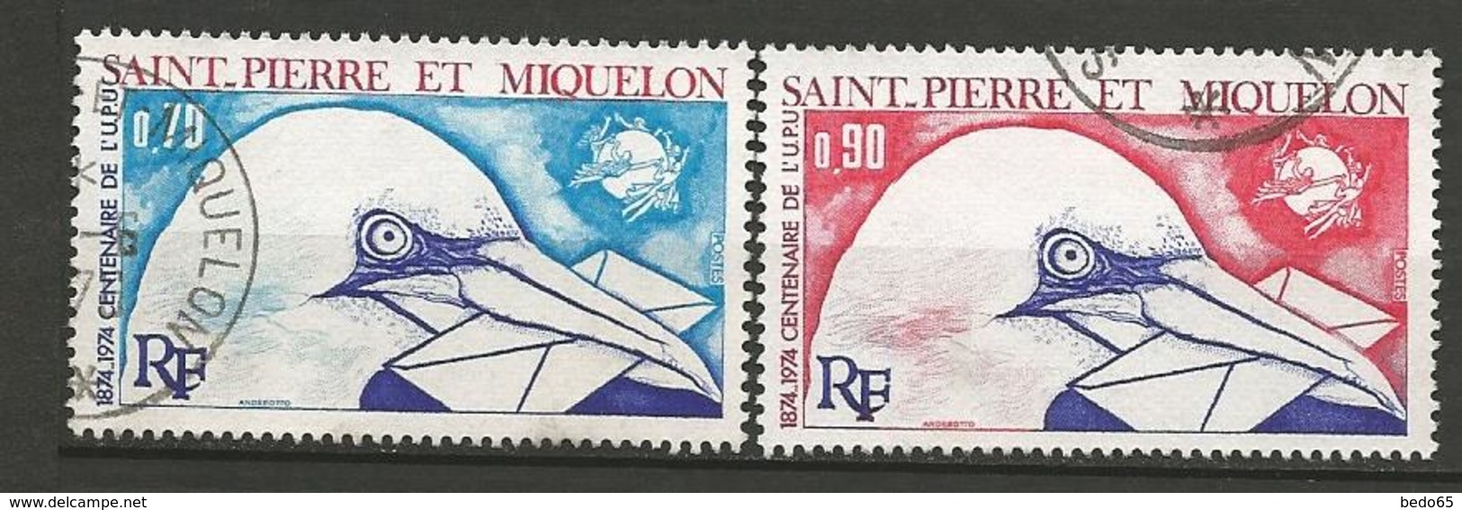 SPM N° 434 ET 435 OBL TB - Oblitérés