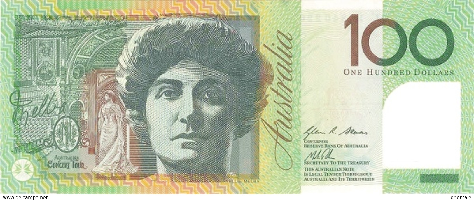 AUSTRALIA P. 61a 100 D 2014 UNC - 2005-... (polymer Notes)