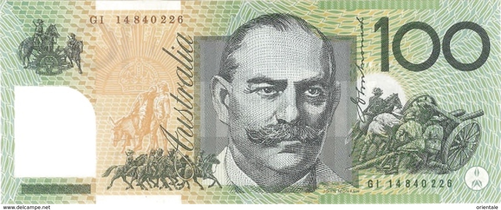 AUSTRALIA P. 61a 100 D 2014 UNC - 2005-... (polymer Notes)