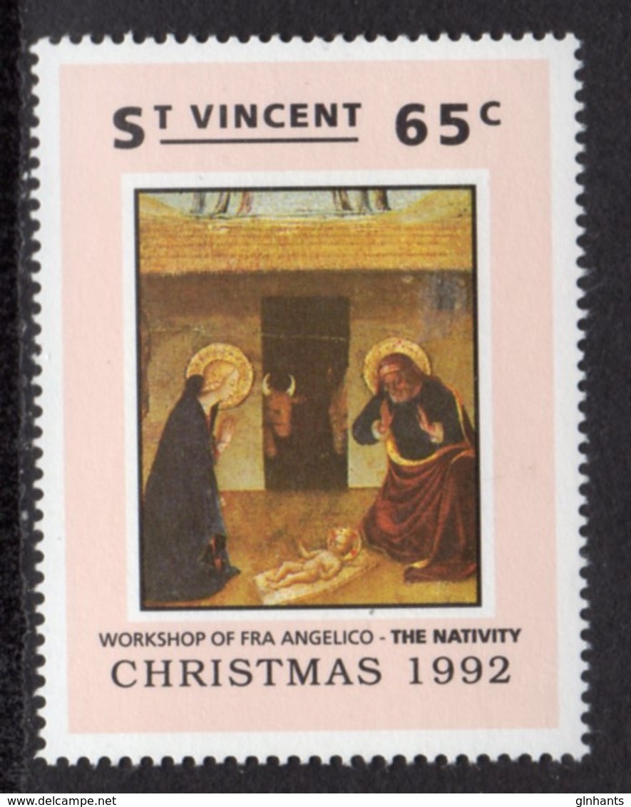 ST VINCENT - 1992 CHRISTMAS 65c FRA ANGELICO STAMP FINE MNH ** SG1997 - St.Vincent (1979-...)