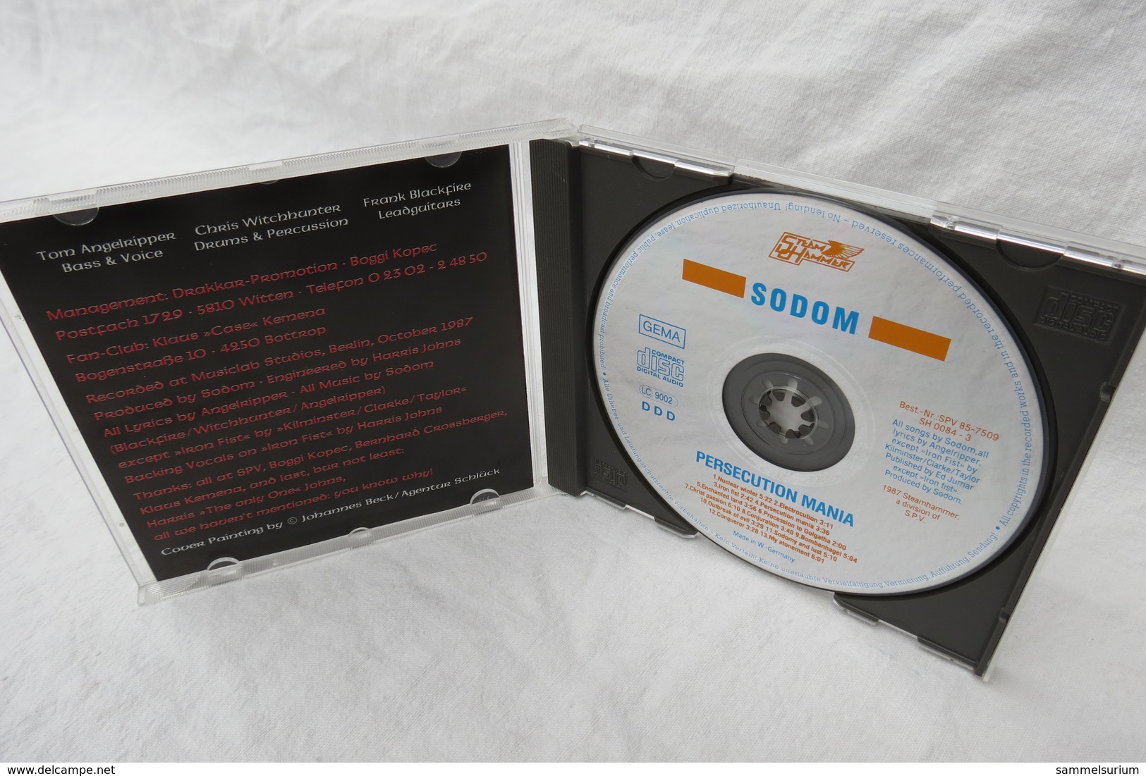 CD "Sodom" Persecution Mania - Hard Rock & Metal