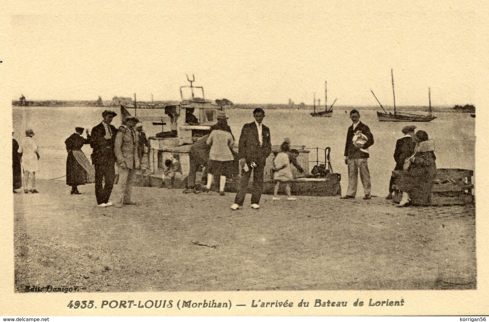 PORT LOUIS  ****LE BATEAU LORIENT PORT LOUIS  **** RIVIERE BUREAU **** - Port Louis
