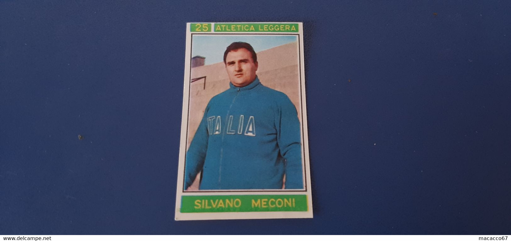 Figurina Panini Campioni Dello Sport 1967 - 025 Silvano Meconi - Edizione Italiana