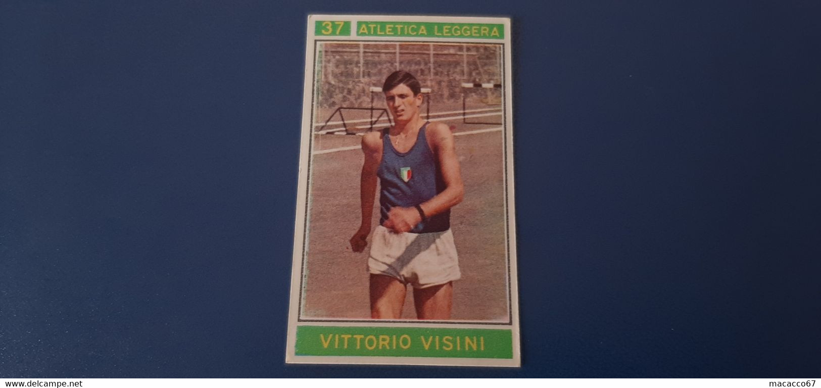 Figurina Panini Campioni Dello Sport 1967 - 037 Vittorio Visini - Edizione Italiana