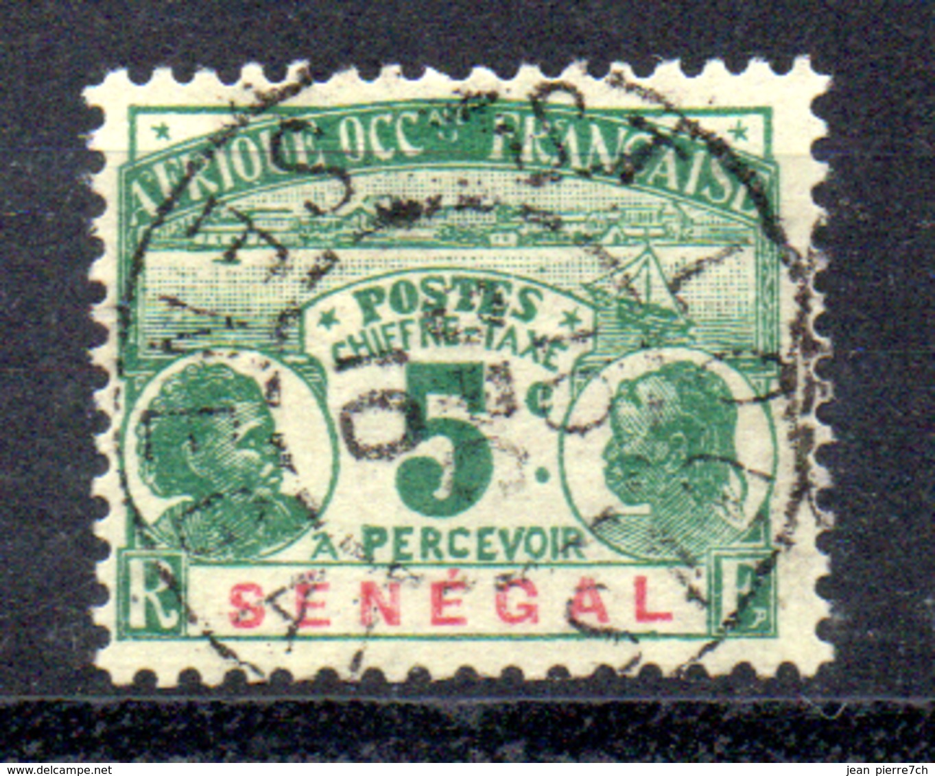 Sénégal  Senegal Portomarke Y&T T 4° - Timbres-taxe