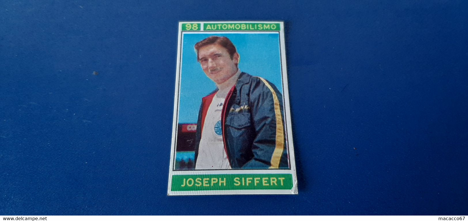 Figurina Panini Campioni Dello Sport 1967 - 098 Joseph Siffert - Edizione Italiana