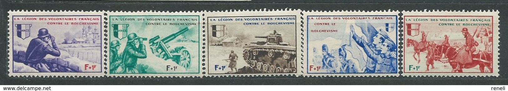 FRANCE LVF  6/10  **  TB - Guerre (timbres De)