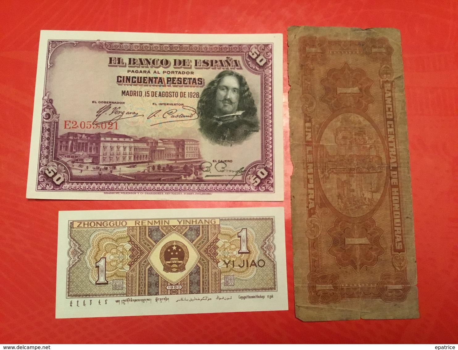 LOT DE 3 Billets Voir Le Scan - Lots & Kiloware - Banknotes