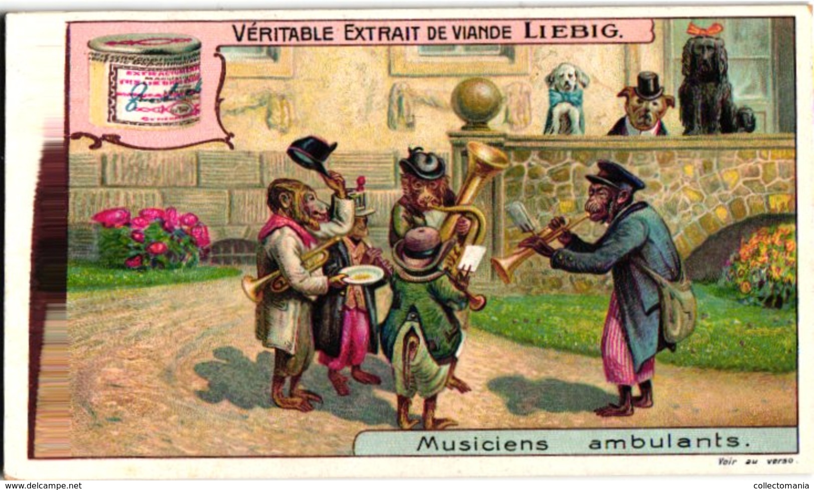 1006 - Liebig 6 Cards  C1910 Monkey Business-Phonographe-Circus-Musiciens-Carrousel Des Singes - Liebig