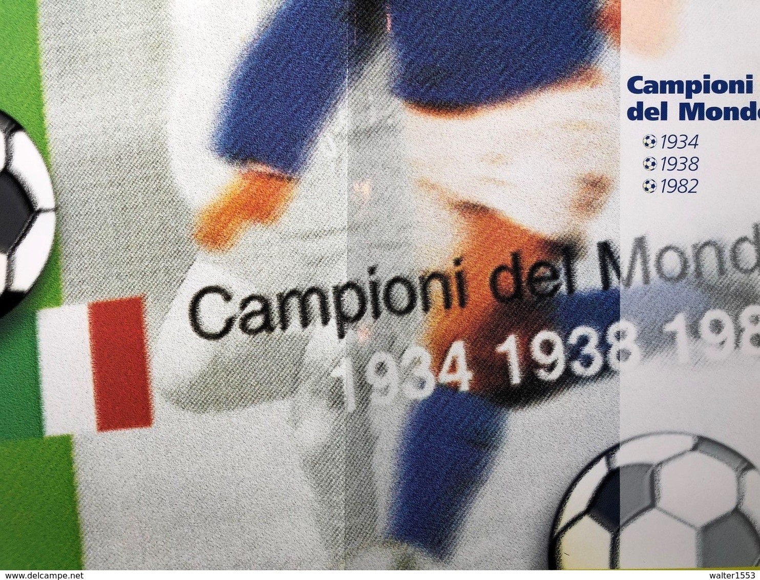 2004 Folder Campioni Del Mondo Di Calcio 1934 1934 1982 Football World Champions - Folder