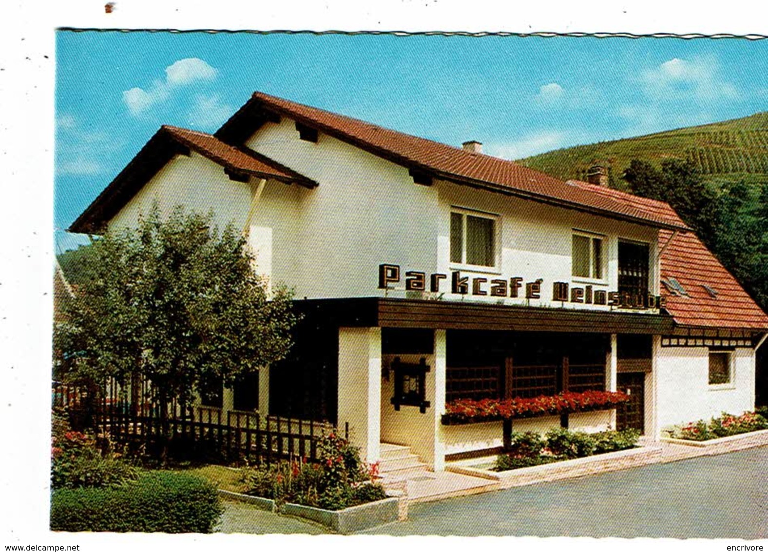 Cpsm BUEHLERTAL BUHLERTAL Hotel Restaurant Parcafé Weinstube Adolf SCHULE Double Carte De Visite - Buehlertal
