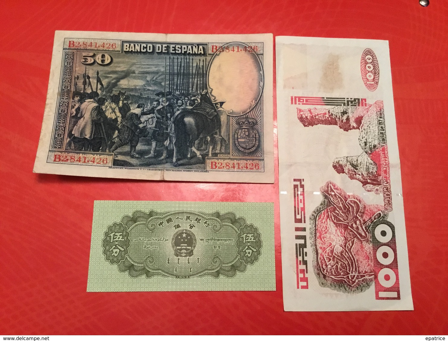 LOT DE 3 Billets Voir Le Scan - Alla Rinfusa - Banconote