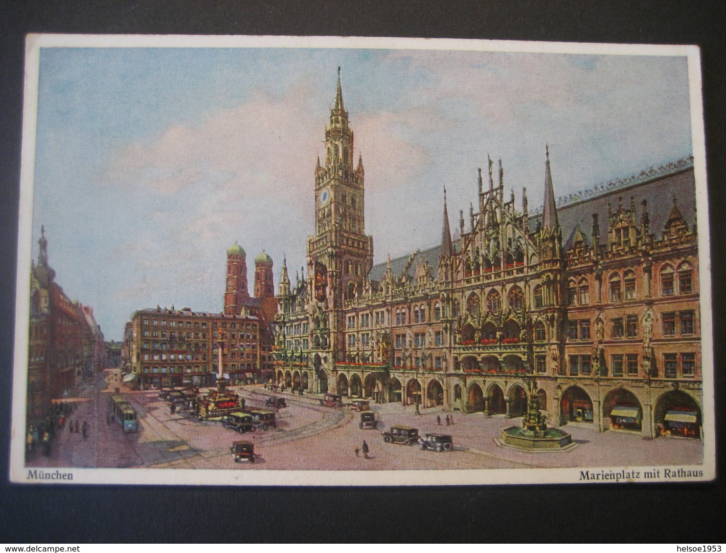 AK Deutschland- München, Marienplatz Mit Rathaus - Muenchen