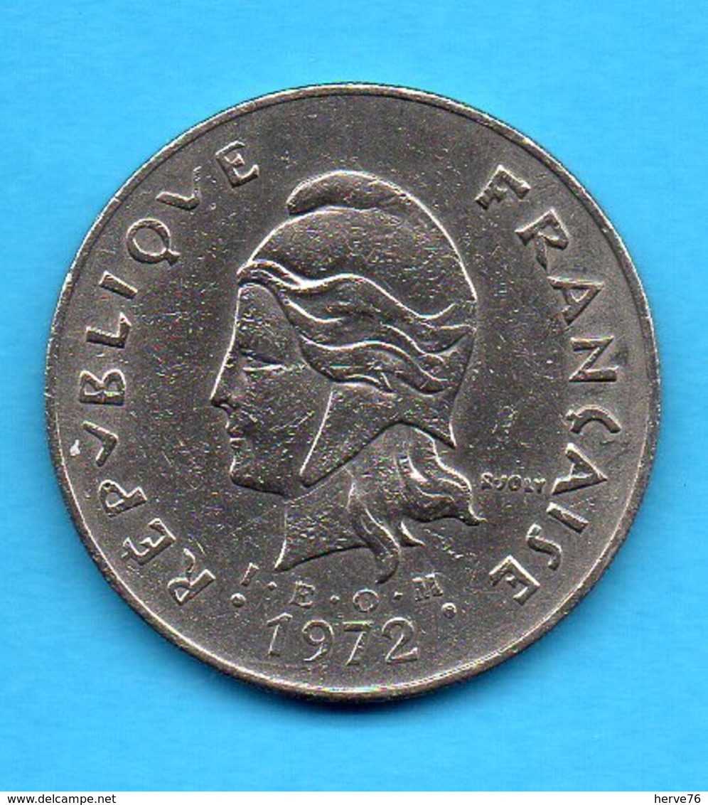 NOUVELLE CALEDONIE  - Pièce 50 Francs - 1972 - New Caledonia