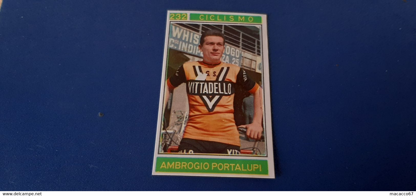 Figurina Panini Campioni Dello Sport 1967 - 232 Ambrogio Portalupi - Edizione Italiana